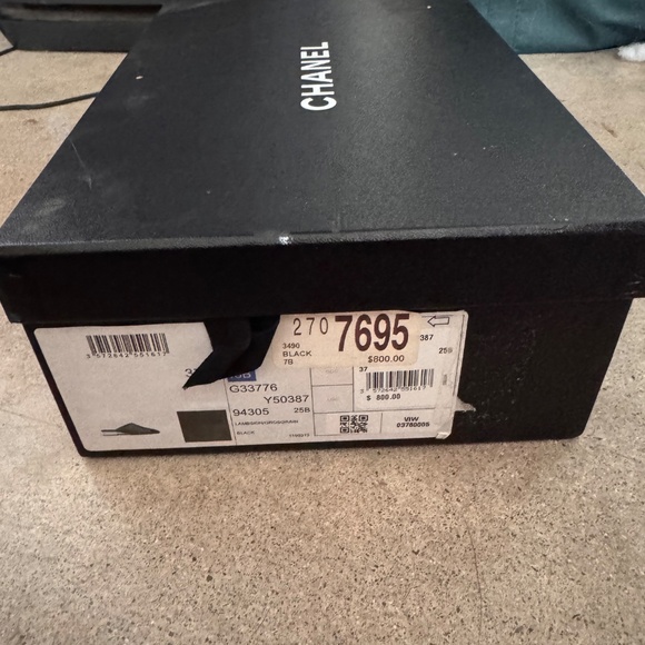 AUTHENTIC Chanel 2018 Interlocking CC Logo Mules Women's Size: 7 | IT 37 - Picture 2 of 16